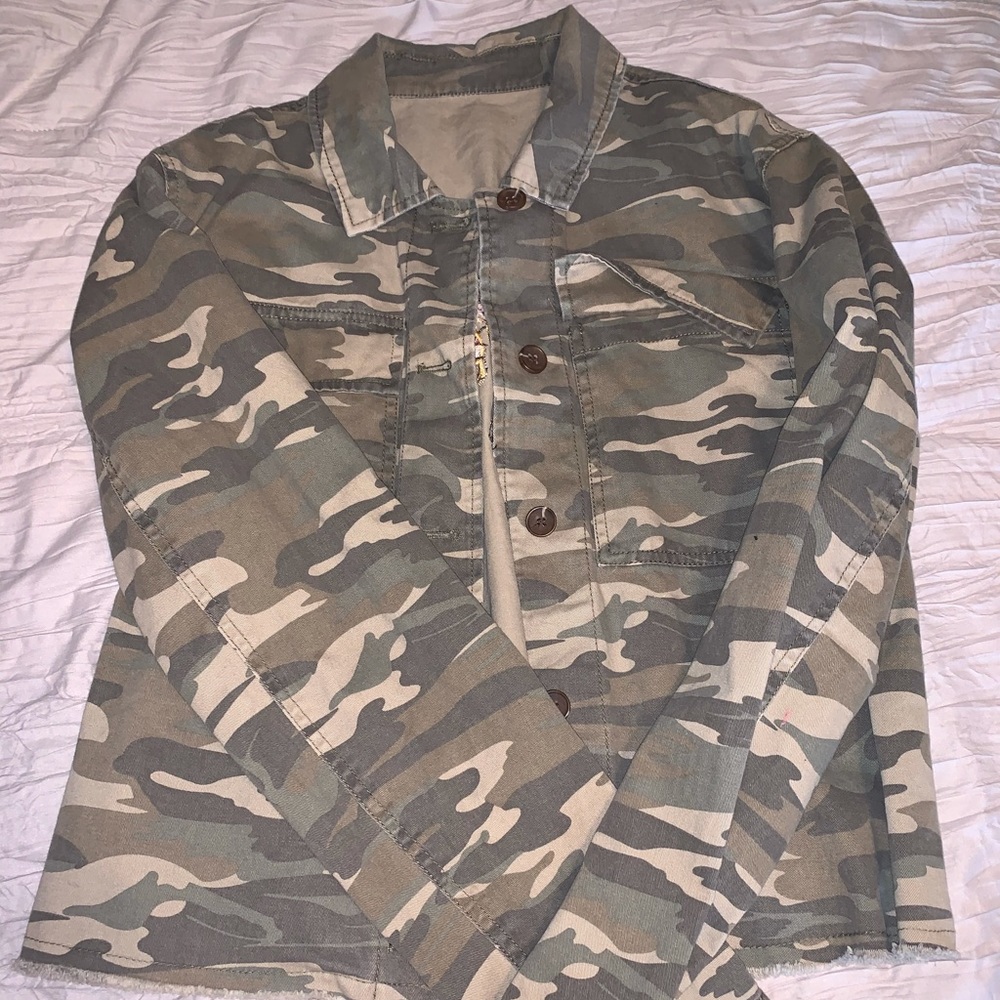 Camo Jean Jacket